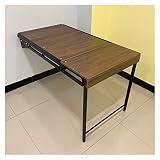 Wall Desk Fold Down Invisible Wall Mounted Folding Desk Multi-Function Kitchen Dining Table with Scr