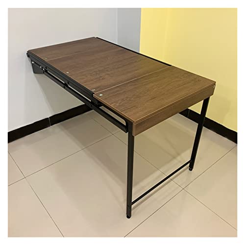 Wall Desk Fold Down Invisible Wall Mounted Folding Desk Multi-Function Kitchen Dining Table With Screws For Home Restaurant Bar Table Coffee Table (Color : E, Size : L 120 X W 60 X H 73Cm) #TOP1