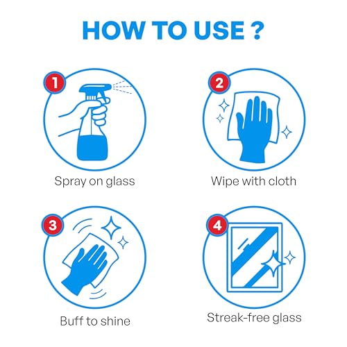 Image of Glass and Surface Cleaner 5Ltr | All-Purpose Glass Cleaner for Car, Kitchen, and Household Surfaces | Streak-Free Shine | Powerful All-Purpose Glass Cleaning Formula