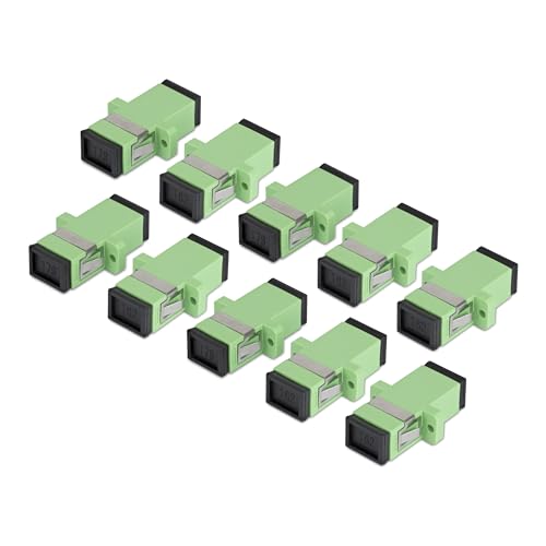 Coupleur SC vers SC monomode OS2 pour coffret de communication et baie de brassage (Lot de 10)