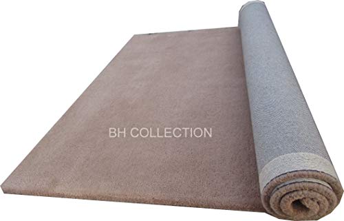 Image of Classical Look Plain Handmade Carpet with Super Soft & Pure Woolen Carpet for Your BEDROOMS & Living Room with 1 INCH Pile Height 2.6 X 10.0 FEET (75x300 cm)