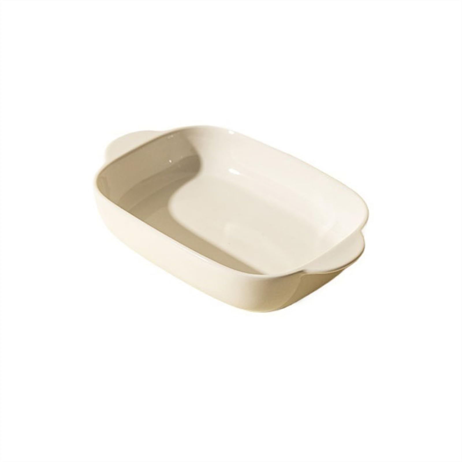 Zastawa stołowa,Pieczenie Naczynia do pieczenia zapiekanek Pieczony ryż Naczynie do zapiekania Ceramiczna miska do pieczenia z podwójnym uchem Domowa płyta mikrofalowa Piekarnik Naczynia specjalne Nac