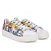 Colorful Printed Sneakers, Retro Women's Shoes, Handmade Multicolored Sneakers, Special Occasion Gift (Multicolor, 8)