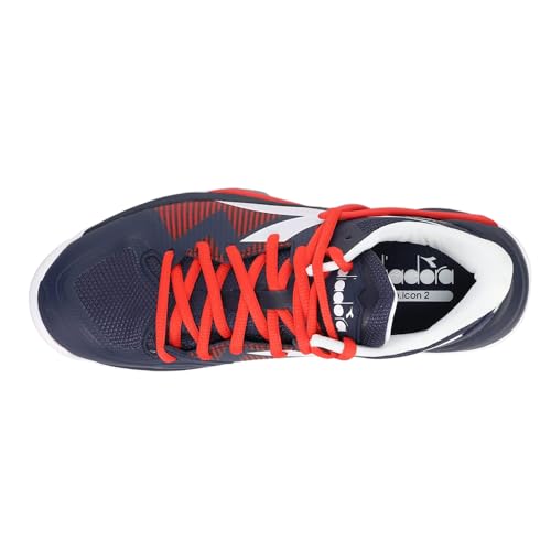 Image of Diadora Mens B.Icon 2 Ag Tennis Sneakers Shoes - Red, Yellow