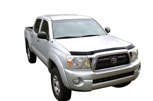 Auto Ventshade [Avs] Aeroskin Hood Protector | 2005 - 2011 Toyota Tacoma, Low Profile/Flush - Matte Black | 377034 #TOP4