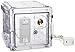 SP Bel-Art Secador Vertical Profile Clear 4.0 Auto-Desiccator Cabinet with Blue End-Caps; 100V, 1.9 cu. ft. (F42074-1106)