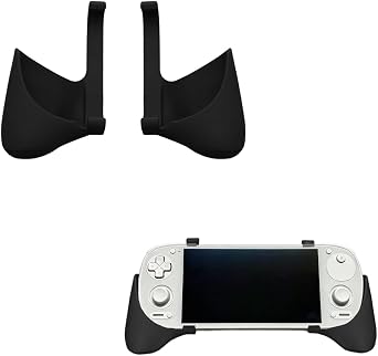 Non Slip Grips for Retroid Pocket 5, Ergonomic Design Textured Rubber Grips for Extended Gaming Dustproof Shockproof&DurableBlack