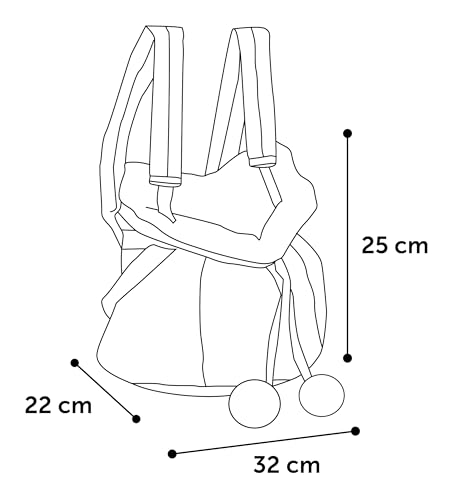 Hunderucksack - Bauchtrage Cuddi Beige – 32x22x25cm – Polyester & Plüsch – Top-Öffnung – Boden abnehmbar – Seitentaschen – Staufach – Schulterriemen – Sicherheitsleine