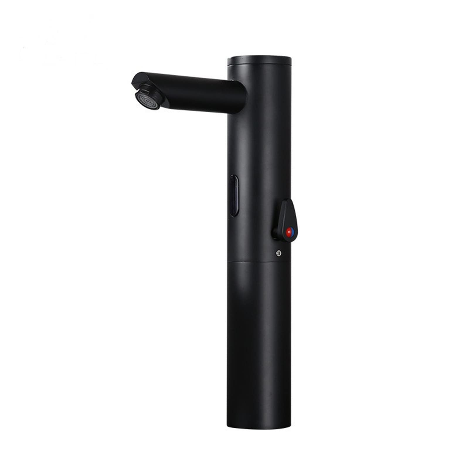 Grifo para lavabo de baño en color negro con sensor de alta gama y precisión