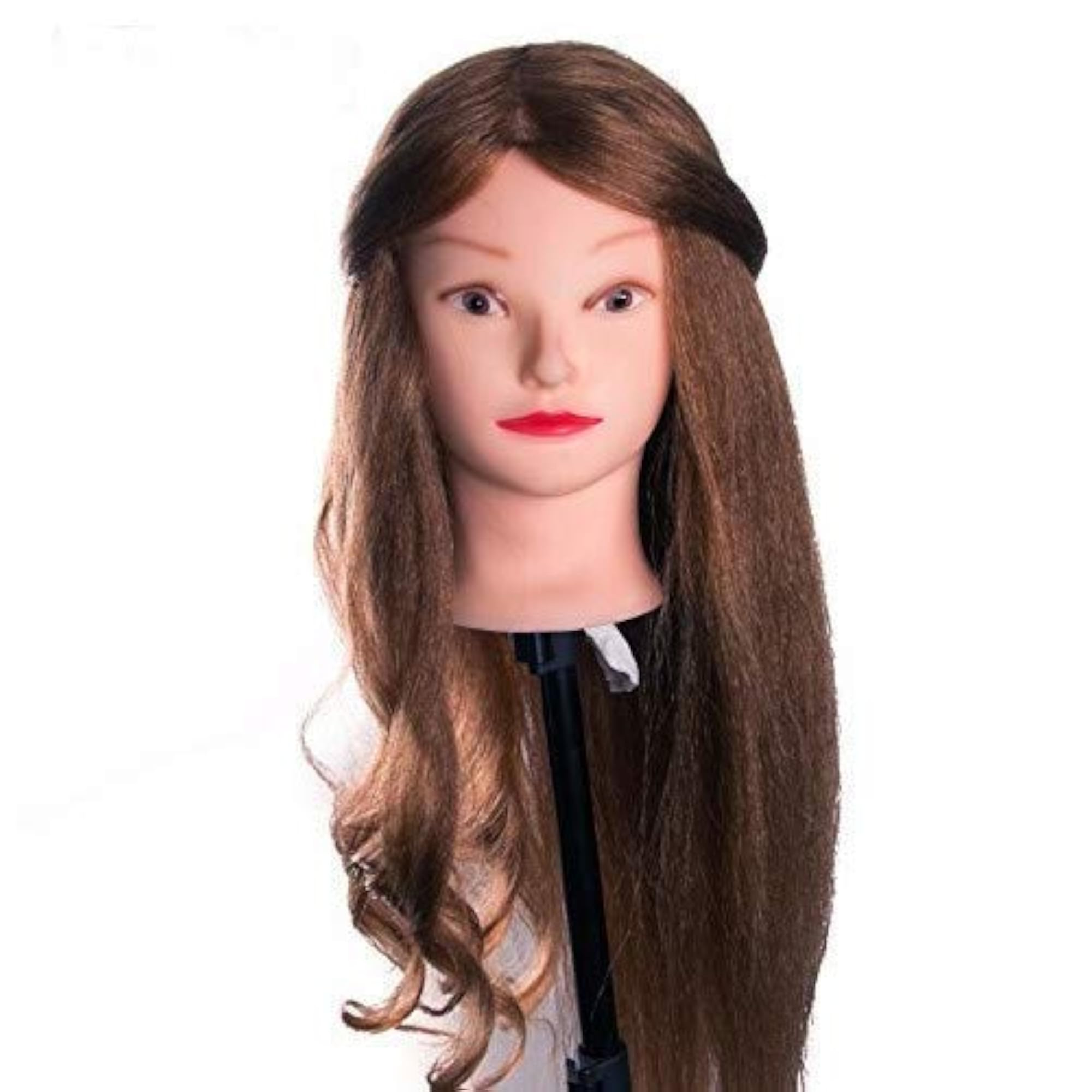 100% Curling Hair Dummy for Styling Practice