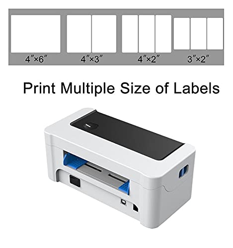 Image of Thermal Label Printer-4x6 Thermal Shipping Printer Commercial Direct Label Maker Compatible with USPS(2 roll Paper)