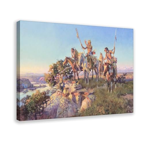 Impression toile The Fireboat Charles Marion Russell pour habiller un mur vide 20x30