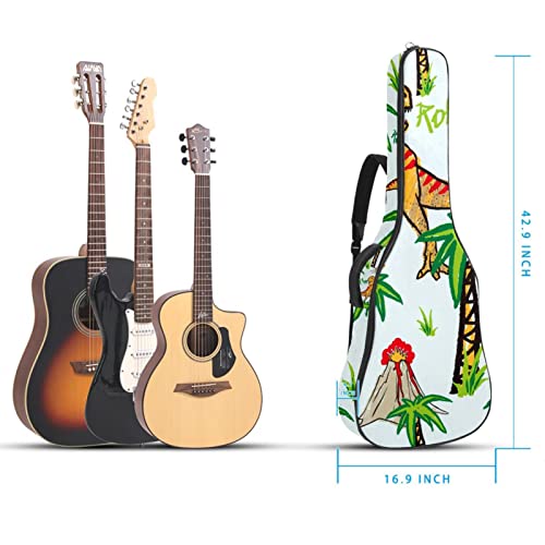 Housse de transport étanche pour guitare avec bandoulière réglable Motif dinosaure, Multicolore 03., 42.9×16.9×4.7 in… - Les Beatles, Paul McCartney, John Lennon, RIngo Starr, George Harrison Housse de transport étanche pour guitare avec bandoulière réglable Motif dinosaure, Multicolore 03., 42.9x16.9x4.7 in… – Image 6