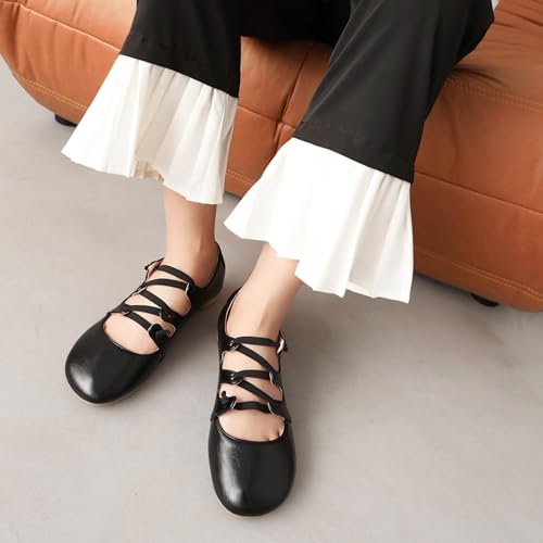 Mary Jane Comfort Low Heel Women Round Toe Shoes3