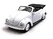 Onlineworld2013 Modellauto Käfer Beetle Cabrio Weiss Auto Maßstab 1:34-39 (lizensiert)