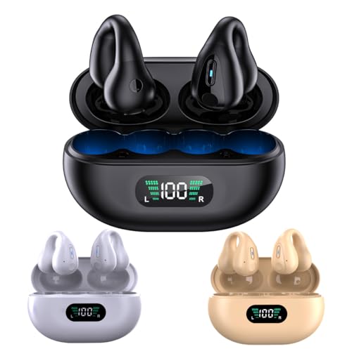 Painless Wear Open Ear Bluetooth Headphones Black