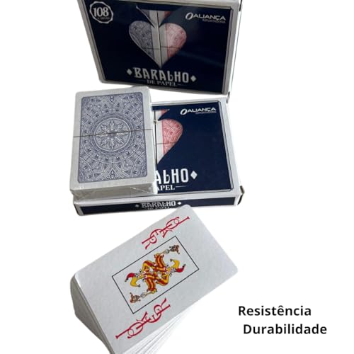 Baralho de Papel Kit 108 Cartas