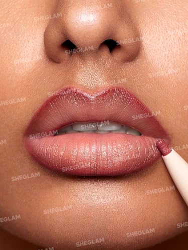 Image of SHEGLAM 2 In 1 Matte Lip Liner and Long Lasting Lipstick Set Makeup-Cherry Fudge
