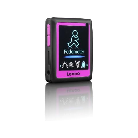 Lenco MP4-Player Podo-152 integriertem Schrittzähler 4,6 cm LCD-Bildschirm Cover