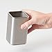 InterDesign Gia Tumbler Cup for Bathroom Vanity Countertops - Brushed Stainless Steel