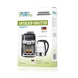 BERLIN PURIFIX Entkalker Kaffeevollautomat Tabletten - Gründlicher Kaffeevollautomat Entkalker sorgt für einen rückstandslosen Entkalkungsvorgang, Kaffeemaschinen Entkalker mit 60 Tabletten