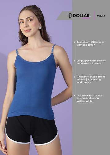 Image of Dollar Missy Pack of 1 Women's Combed Cotton super combed cotton Camisole