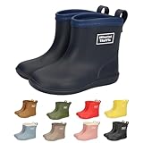 ORiental TRaffic(オリエンタルトラフィック) キッズ レイン ブーツ 長靴 防水 防寒 暖かい 15~22cm 男の子 女の子 軽い ショート丈 反射板付き 雨 雪 K-202
