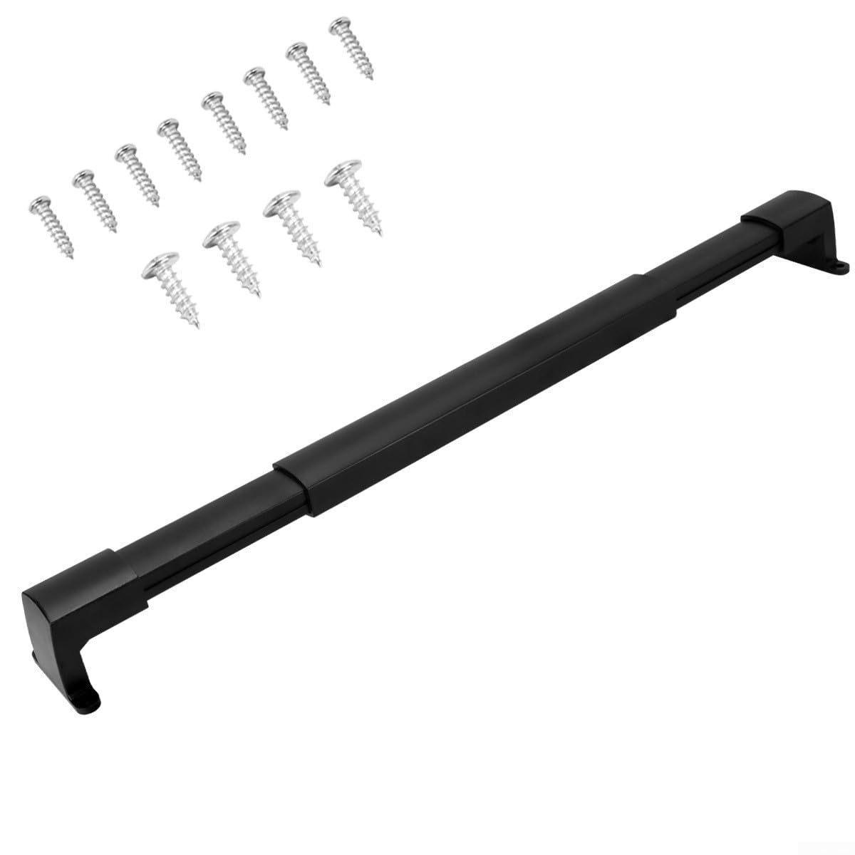 Poignée de porte télescopique réglable camping-car caravane alu noir 550-730mm antidérapant