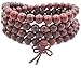Produktbild Senlinmu Mala Armband, 108 Gebetskette Naturholz tibetisch-buddhistischen Buddha Meditation Halskette