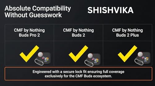 Image of SHISHVIKA Ultra Armor Silicone Case Cover Compatible for CMF by Nothing Buds Pro 2 / Buds 2 Plus /Buds 2 (Rabbit, Cartoon)