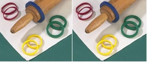 Evendough rolling pin bands 4 sets of 2