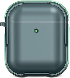 جراب الحماية القصوى من سلسلة ديفينس ارمور لسماعات ايربودز ويفو اخضر 5.5x2.5x6.2 سم معدن حافظة بسيطة