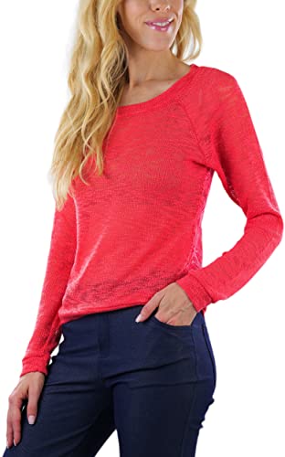 Image of ToBeInStyle Women's Classic Long Sleeve V-Neck Pullover Sweater
