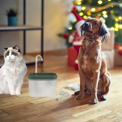 Fuente de agua automática para gatos 1.5L con dispensador interior miniatura 6