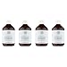 Produktbild Rizinusöl kaltgepresst - 4x500ml - 100% reines Öl zur Pflege von Haut und Haaren (Glasflasche) (4x500ml)