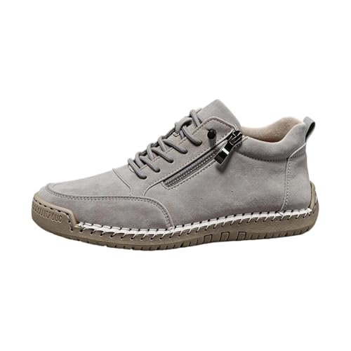 Zapatos casuales para mujer ortopédicos de piel impermeable cómodos talla 47 2