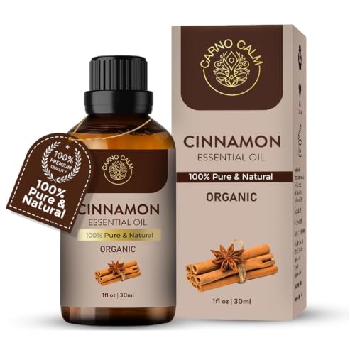 Carno Calm Cinnamon Essential Oil 30ml 100% Pure for Aromatherapy