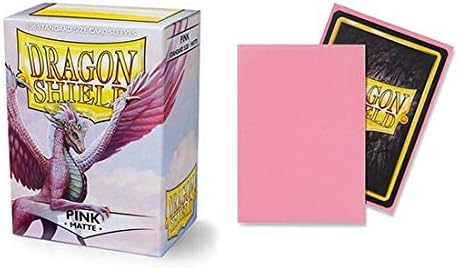 10 packs Dragon Shield fundas rosas mate 100 c/u miniatura 3