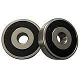 DEEG 2 PCS 6302 RMX Idler Pulley Bearing for Toyota 4.0L 1GR-FE Engine 10x42x13mm OEM Spec with Ceramic Grease Fits 2005-2025 Tacoma/4Runner/Tundra/Hilux/Land Cruiser