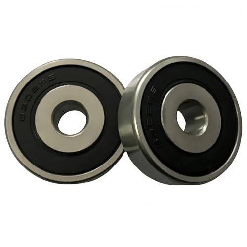 DEEG 2 PCS 6302 RMX Idler Pulley Bearing for Toyota 4.0L 1GR-FE Engine 10x42x13mm OEM Spec with Ceramic Grease Fits 2005-2025 Tacoma/4Runner/Tundra/Hilux/Land Cruiser