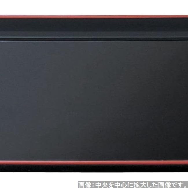 Amazon｜J-kitchens 尺4戦国長手 盆 黒天朱SL(約 42.5 x 29.5 x