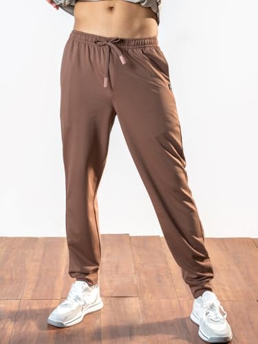 Image of DAMENSCH Men Mid Rise Regular Fit Cotton Blend Solid Moisture Wicking Antimicrobial Zipper Pocket Super Comfortable Baby Terry Lounge Joggers
