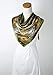 corciova Large Square Satin Silk Like Lightweight Scarf Hair Wrap Women Olive Totem Curly Headband Fashion Bandana Headscarf