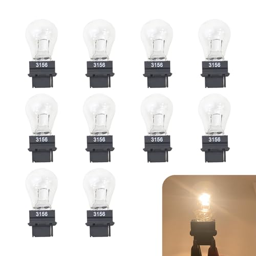 Tesnaao 10 Pack Car Instrument Light Bulb, 3156...