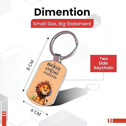 Image of Premium Printed Metal Keychain for Men & Women | High-Definition Artwork Print | Durable Key Ring for Car, Bike, Home & Office Keys | Stylish Decorative Key Holder Gift