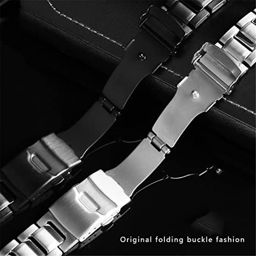 Bracelet acier inoxydable Casio MTG-B1000 accessoire métal noir - 4