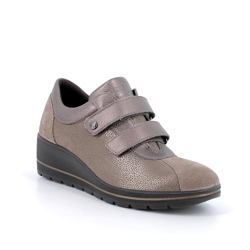 Enval Soft D.Runa ENVAL, Mocassino Donna, Taupe Laminato-Taupe, 37 EU