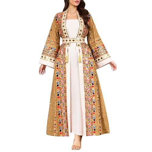 Robe musulmane en tissu extensible de qualite tradition raffinee