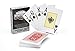 Produktbild Poker Night Pro  Professionelles, Wasserfestes Texas Hold'em Poker-Kartendeck | 100% Plastik | 54 Karten pro Deck (Rote Rückseiten) | 2 Joker | Jumbo-Index