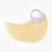 Hair Extensions Color Rings 100% Human Swatches Testing Color Samples 8 Inch Light Blonde Hair Color